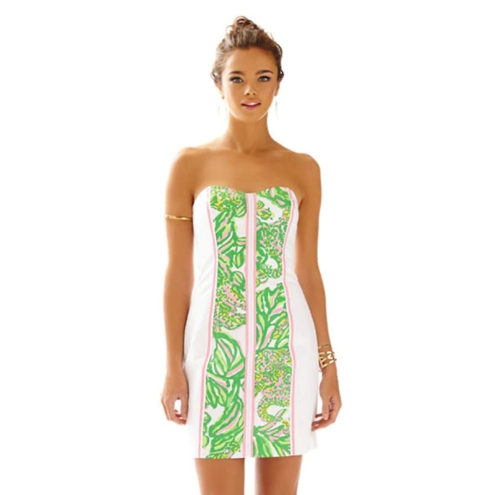 Lilly Pulitzer Angela Dress- Seeing Pink Elephants